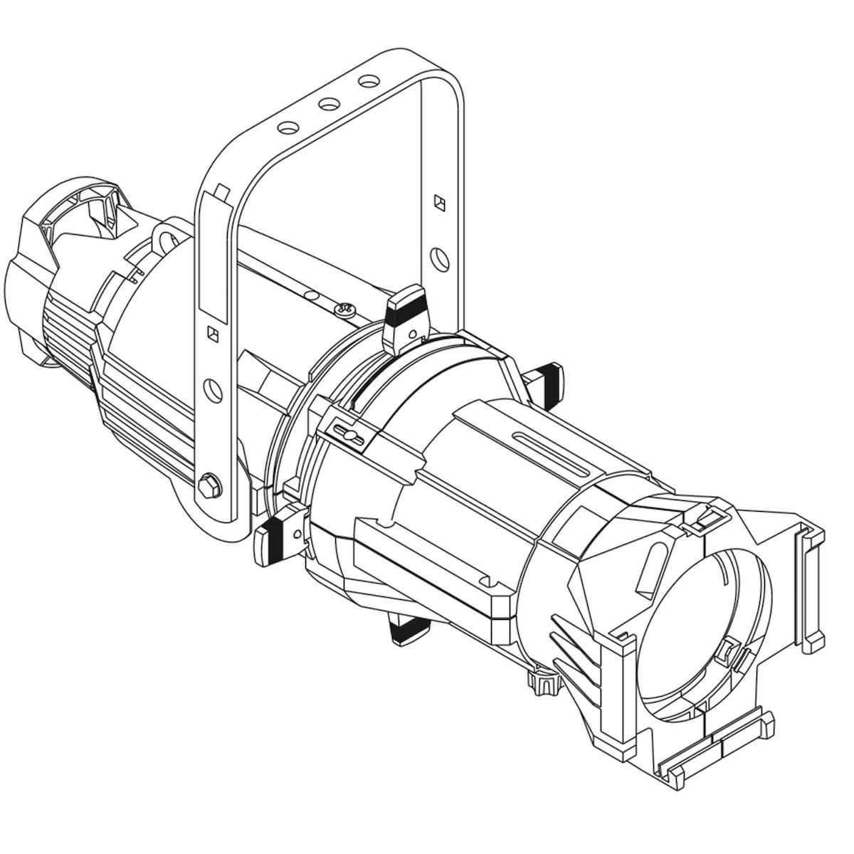 ETC Source Four Ellipsoidal 26 Degree NEMA L515P (Dimmer, 40 OFF